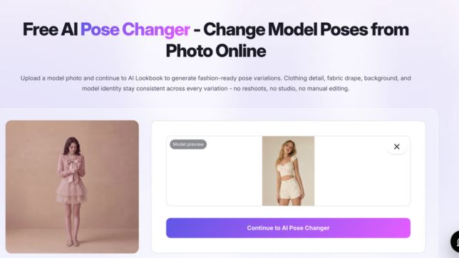 AI pose changers for creative photo editing