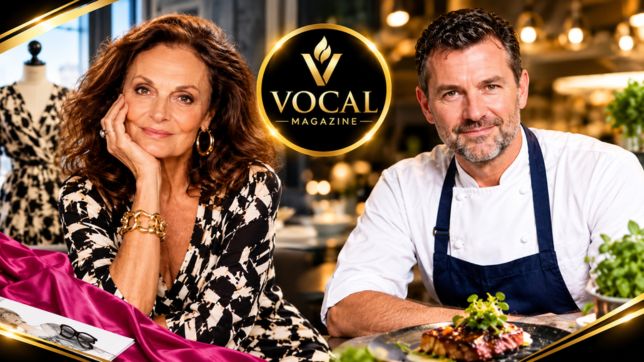 Diane von Furstenberg and Sean Connolly from different professional worlds