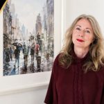 Karen Cairns Scottish watercolor artist painting Glasgow and Edinburgh cityscapes