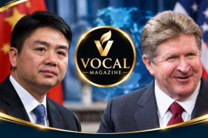 Richard Liu and Germán Larrea business leaders