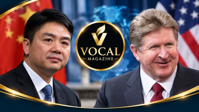 Richard Liu and Germán Larrea business leaders