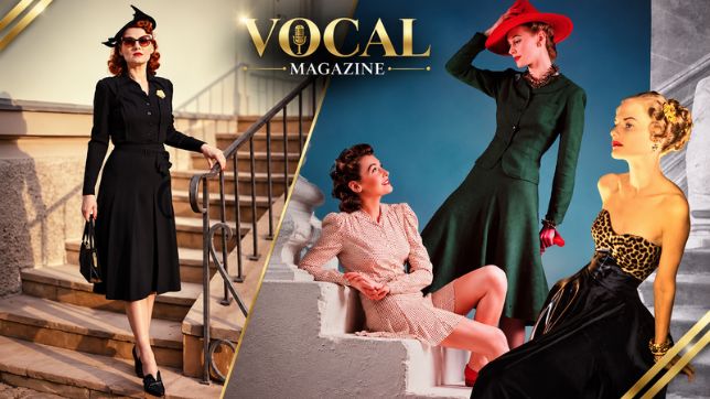 1940s Fashion Accessories featuring vintage hats, elegant gloves, classic handbags, brooches, and retro jewelry