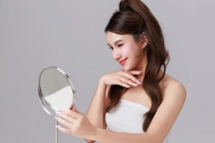 Glow up tips for healthy skin, shiny hair, skincare routine, and personal style