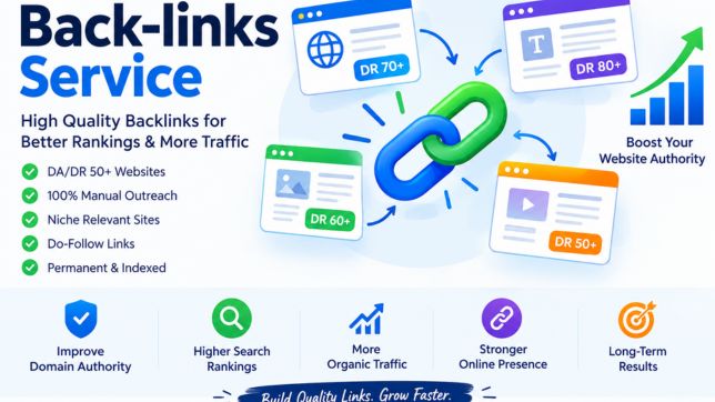 High-Quality Backlinks Service for Better Search Rankings