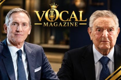 Howard Schultz and George Soros, influential billionaires in American business, philanthropy, and politics