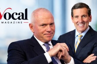 John Grayken and Bruce Broussard, business leaders known for investment management, healthcare leadership, and corporate strategy