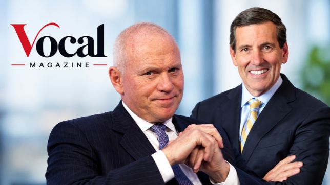 John Grayken and Bruce Broussard, business leaders known for investment management, healthcare leadership, and corporate strategy
