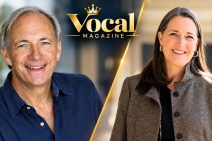 Ray Dalio and Patricia Poppe business leaders in finance and energy