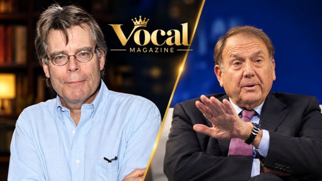 Stephen King and Richard LeFrak from literature and real estate