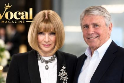 Tom Kennedy and Anna Wintour, two influential media figures from television and fashion journalism
