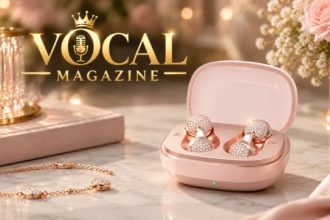WinBridge LUX01PK wireless earbuds with elegant jewelry-style design