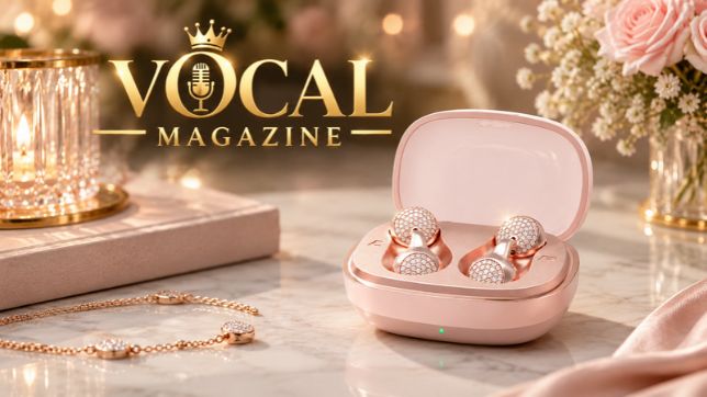 WinBridge LUX01PK wireless earbuds with elegant jewelry-style design