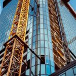 Windstrebe diagonal bracing system used to improve structural stability in modern construction